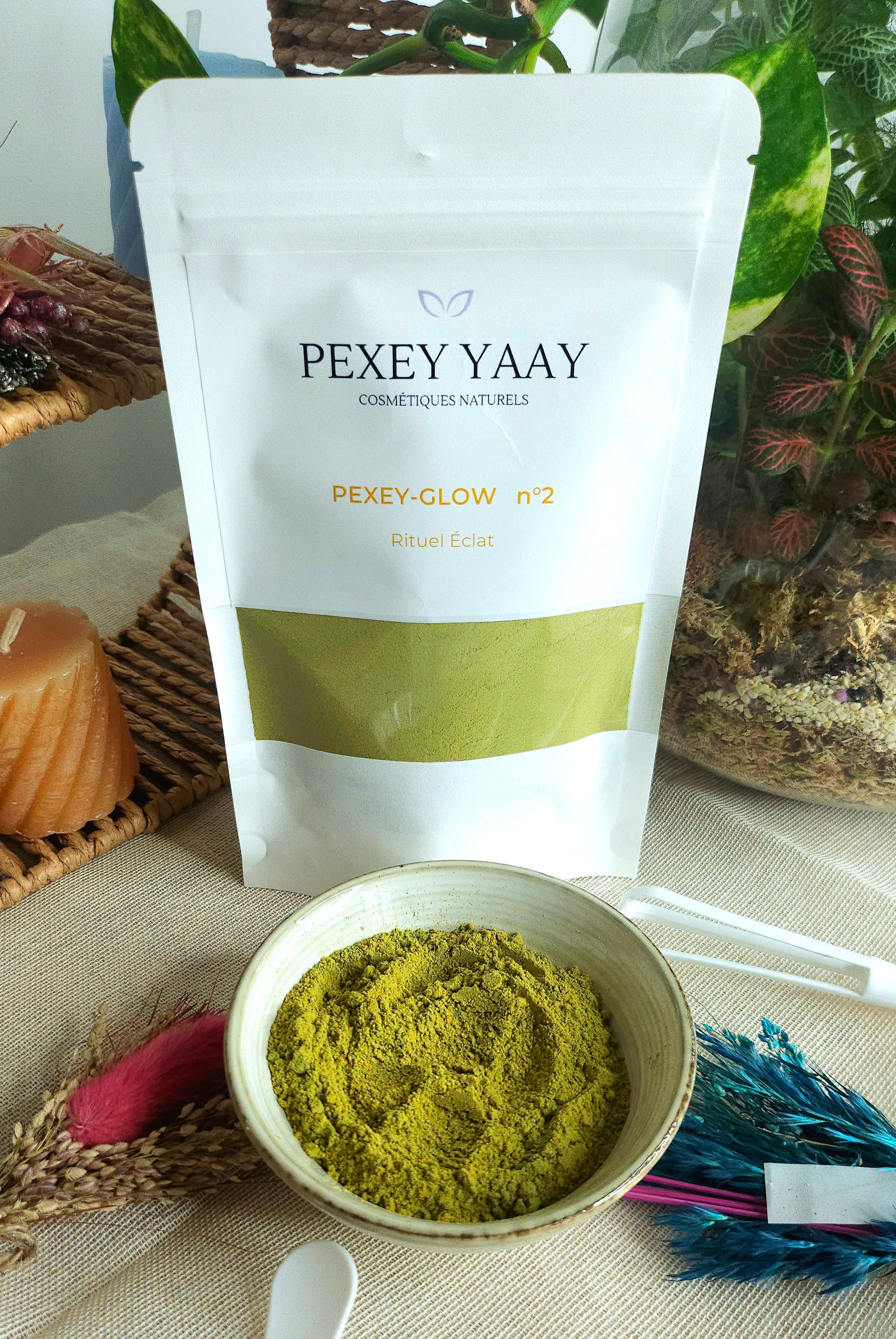 Rituel N°2 Masque Visage Éclat et Bonne Mine PEXEY GLOW (Curcuma & / Sidr)