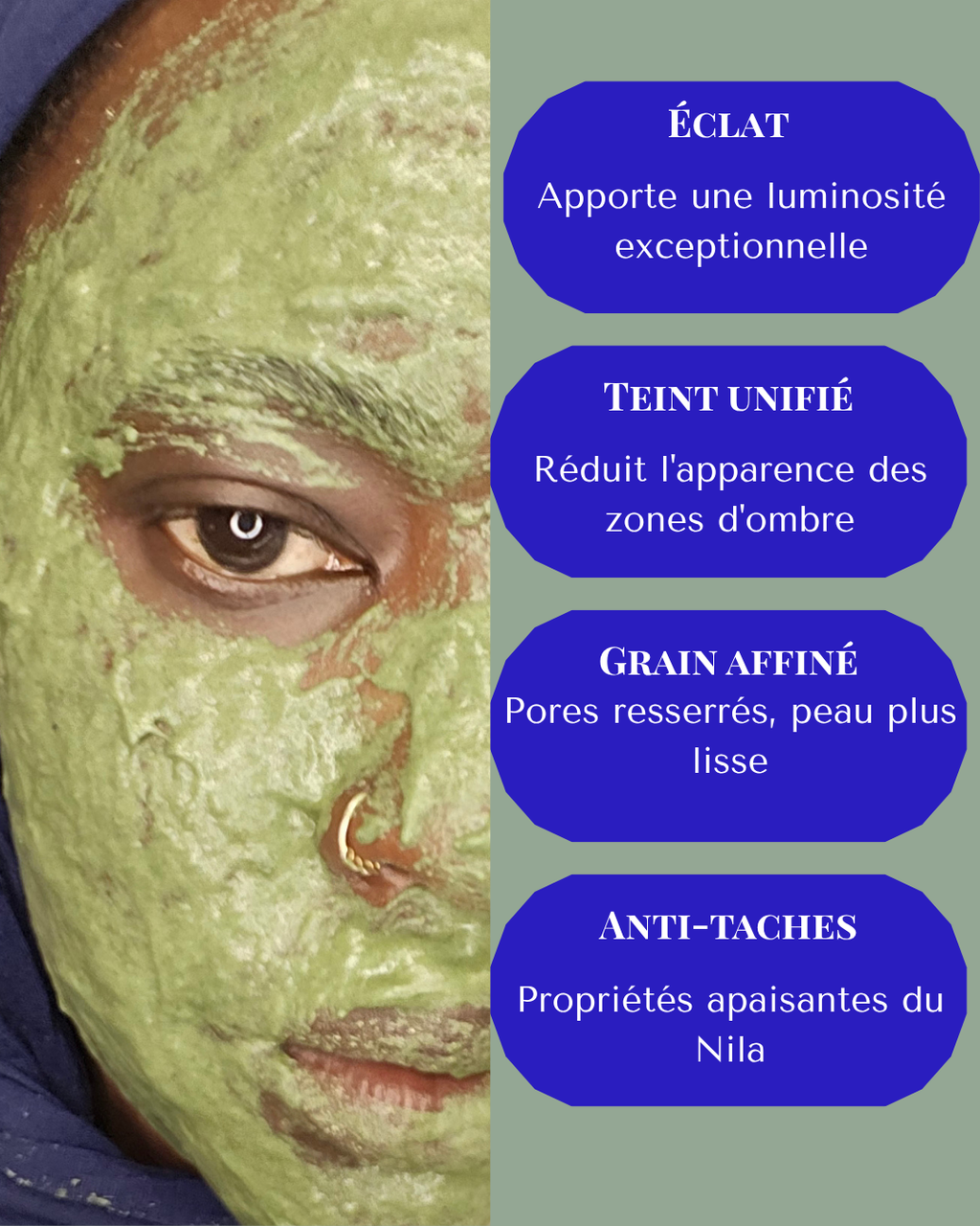Texture en gel du masque MAGIC une fois activé