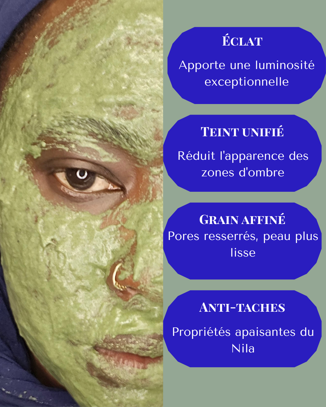 Texture en gel du masque MAGIC une fois activé