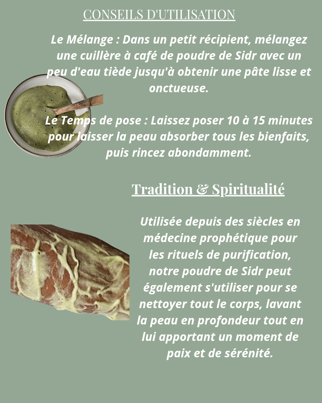 LE SIDR (Poudre de jujubier)| Nettoyant & Soin Protecteur